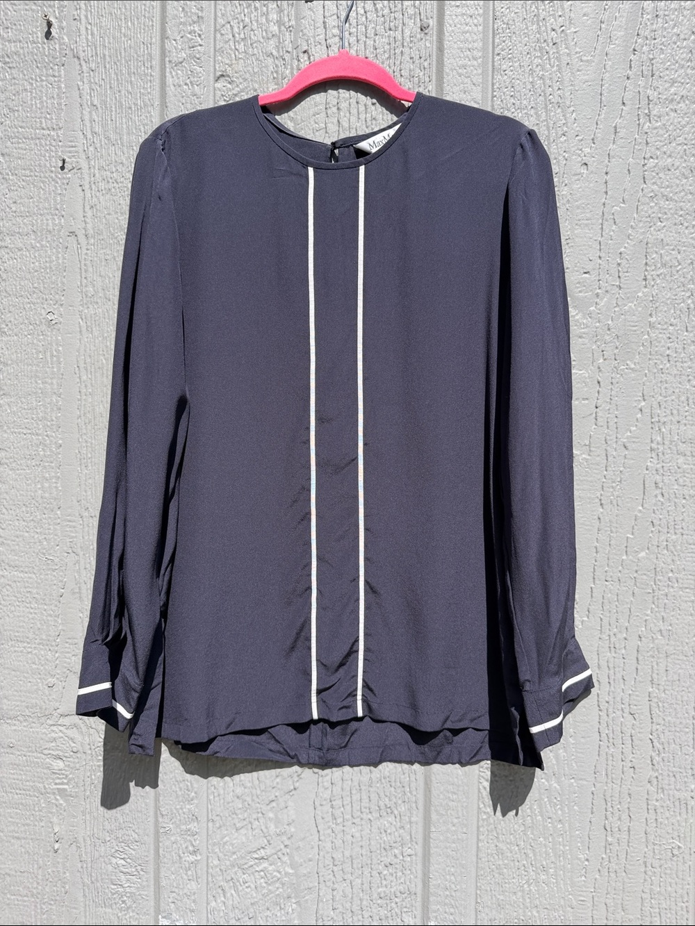 Max Mara Filovia Silk Long Sleeve Blouse Size: 12 - Picture 2 of 11